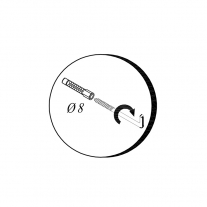 Oglinda rotunda Kolpasan, Maribor, iluminare led, 80 cm